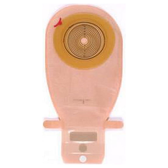 Assura 1-piece Wide Outlet Drainable Pouch Cut-to-fit Non-convex 3/8" - 2-3/4" Part No. 15871 (10/box)