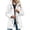 White, variant on Staron Women Waterproof Hooded Jacket Zip V Neck Long Sleeve Casual Travel Loose Outdoor Coat with Pockets, Army Green XXL