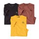 thumbnail image 1 of Atlas For Men - Camiseta Stylish para Hombre - Pack de 3 (Negro, Terracota, Amarillo), 1 of 2