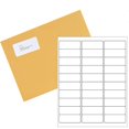 thumbnail image 1 of RyhamPaper White Sticker Labels, 30-UP 1" X 2-5/8" Shipping Address Labels Adhesive FBA Labels Stickers (500 Sheets - 15000 Labels), 1 of 4