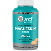 Qunol Extra Strength Magnesium Citrate Gummies 250mg (150 Count)