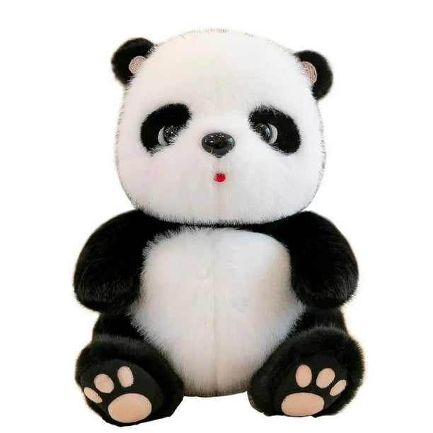 Muñeco panda de peluche suave con dibujos animados, 35 cm