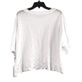 thumbnail image 2 of Calvin Klein Womens White Rainbow Logo Cropped Basic Top T-Shirt Size XXL $39, 2 of 5