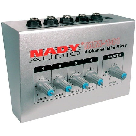 UPC: 0634343264333 | Nady Systems Inc. NDYMM141B 4-Channel Mini Mixer – 20Hz?20kHz