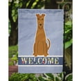 thumbnail image 3 of Carolines Treasures BB5643GF Irish Terrier Welcome Garden Size Flag, 3 of 3