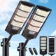 thumbnail image 1 of Farolas solares Yusist 20000LM 6500K con mando a distancia, paquete de 2, 1 of 7