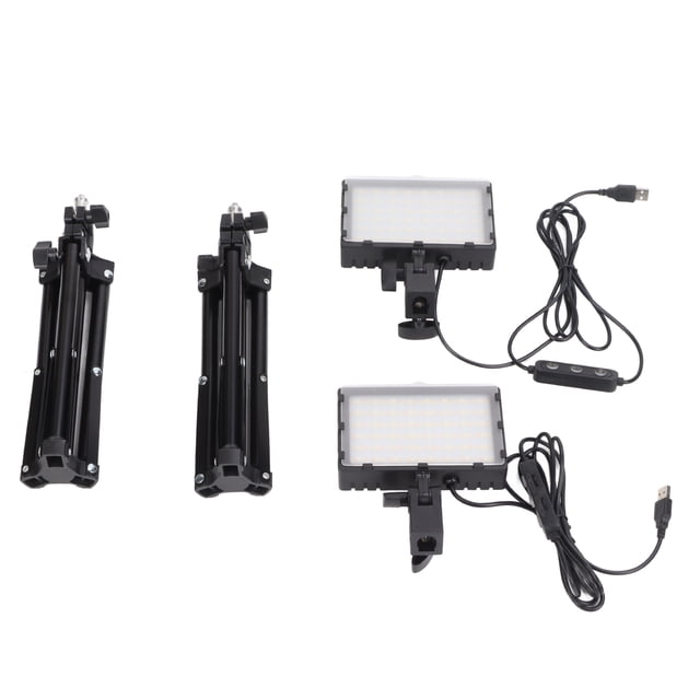 Luz de relleno LED regulable 6000K USB luz LED para vídeo con trípode ajustable para conferencia llamada Streaming fotografía y vídeo