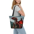 thumbnail image 2 of Uemuo Majestic Red Dragon Print Tote Bags for Women,Large Capacity Corduroy Bag,Reusable Grocery Shoulder Bag,Beach Tote with Zipper Closure, Daily Essentials, 2 of 7