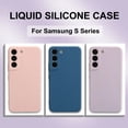 thumbnail image 2 of For Samsung S8 S9 S10+ S20 FE S21 S22 Plus S24 S23 Ultra Case Soft Liquid Silicone Ultra Thin Shockproof Phone Back Cover, 2 of 5