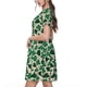 thumbnail image 2 of Disketp Happy St. Patrick's Day para Vestido de Manga Corta para Mujeres, Vestidos de Verano para Mujeres, Casual y Holgado para la Playa, 2 of 6