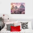thumbnail image 5 of Shiartex Cherry Blossom Tree Canvas Wall Art Sakura Floral Landscape Picture Decor for Living Room Bedroom Decor Nature Blossom Flowers Photo Prints Painting Scenic Artwork Home Decor 20x16in, 5 of 6