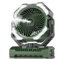 thumbnail image 1 of Ventilador nebulizador portátil Coolice con tanque de agua de 250 ml y 2400 mAh, 1 of 7