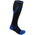 thumbnail image 2 of CSX Compression Socks, Sport Recovery Style, 15-20 mmHg, Royal Blue on Black, X-Large, 2 of 5