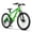 Green, variant on 24 inch Mountain Bike Bicycle for Adults Aluminium Frame Bike Shimano 21-Speed with Disc Brake-Red