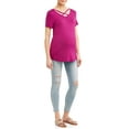 thumbnail image 4 of Maternity Time and Tru Criss Cross T-shirt, 4 of 4
