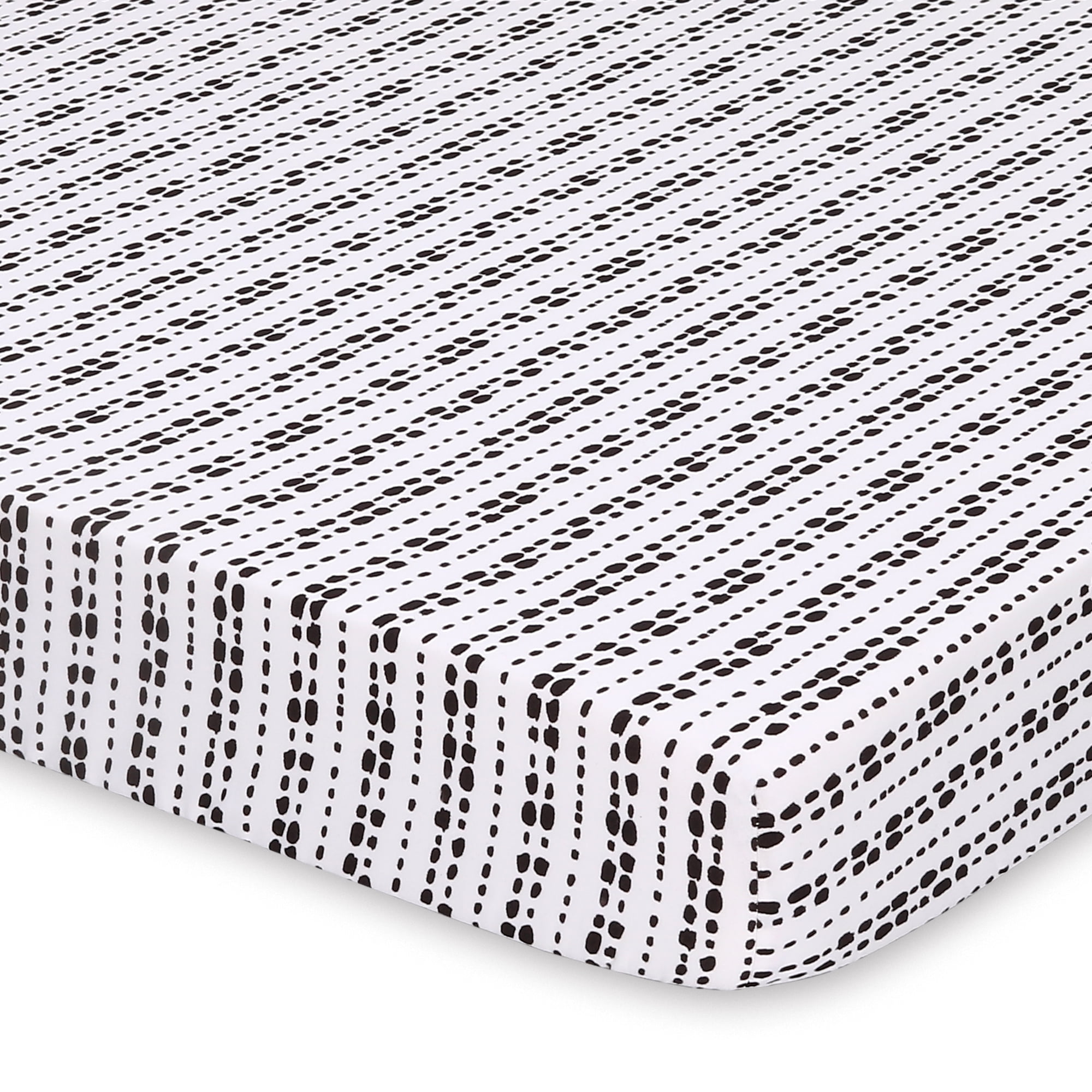 The Peanutshell Zoo Animals Playard Fitted Sheets, Mini Crib Sheets