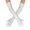 White, variant on Long Satined Gloves for Women Formal Occasion 1920s Gloves Ceremonial Elbow Gloves Evening Party Wedding Bride Gloves