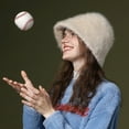 thumbnail image 4 of Awdenio Women Trim Hat Womens Leather Faux Fur Hats - Elegant Russian Hat, 4 of 4