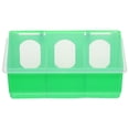 thumbnail image 1 of KAKOWELY Plastic Quail Feeder Household Bird Feeder Multi-function Bird Cup Pigeon Accessory (Random Color),9.45"X5.51"X3.54", 1 of 5