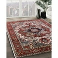 thumbnail image 2 of Ahgly Company Indoor Rectangle Mid-Century Modern Saffron Red Oriental Area Rugs, 8' x 12', 2 of 6