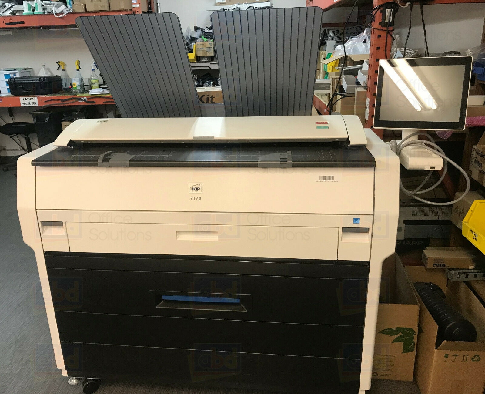 Used KIP 7170 36inch Black and White Plotter Wide Format Printer