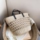 thumbnail image 4 of Bolsos de hombro para mujer Tote Casual Summer Straw Woven Bag Messenger Bag (Beige) Sywqhk Para Estrenar, 4 of 9