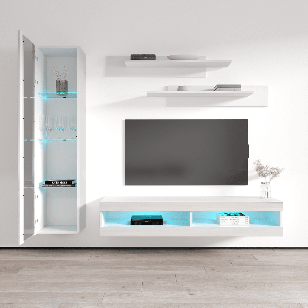 Fly G2 34TV Wall Mounted Floating Modern Entertainment Center