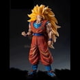 thumbnail image 3 of Figura de acción de Dragon Ball de 30cm, Son Goku Super Saiyan 3, pelo amarillo, figura decorativa de Pvc, juguetes de modelos coleccionables, 3 of 5