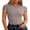 Dusty Blush, variant on Women Short Sleeve Tops Summer 2026 Double Lined Crewneck T Shirt Basic Tight Workout Tee Y2k Clothes Black Small