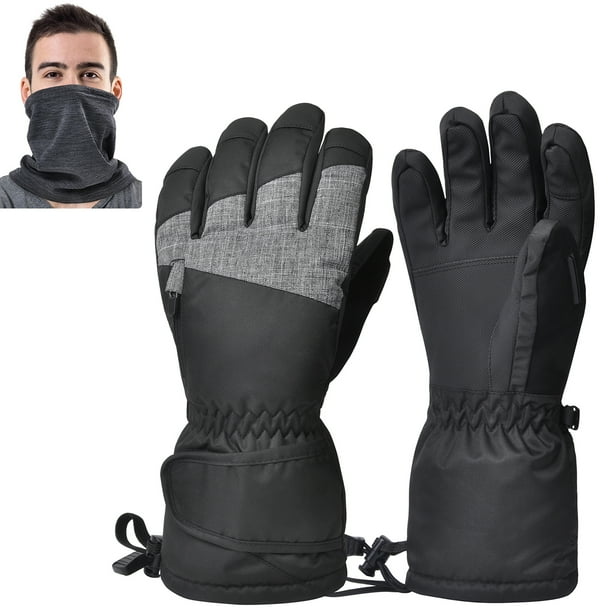 Solaris Ski Gloves for Men Women, Waterproof Winter 3M Thinsulate