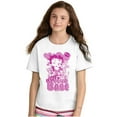thumbnail image 4 of Betty Boop Not Your Babe Biker Girls Kids T Shirt Tees Teen Brisco Brands XS, 4 of 5