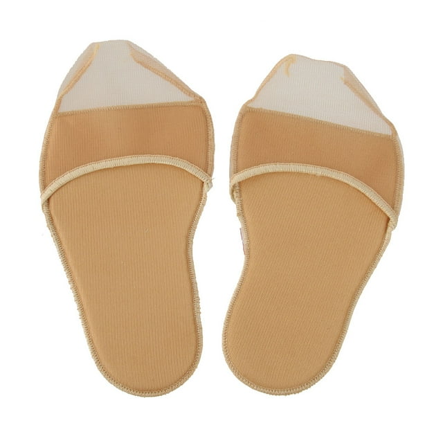 Mujeres Encaje Metatso deslizante Antepié Zapato Pntil Cojín Medias Calcetines Hugo almohadillas de medio pie