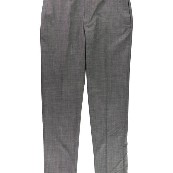 Calvin Klein Mens Heather Dress Pants Slacks, Grey, 39W x UnfinishedL