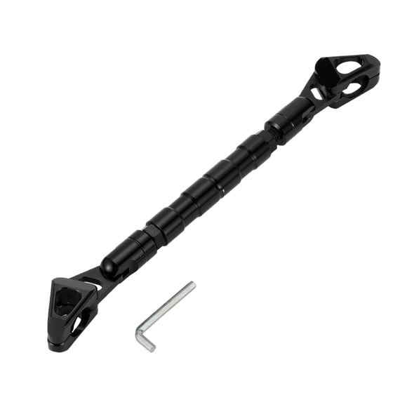 Unique Bargains Motorbike Balance Cross Bar Adjustable Handlebars Motor Bike Handlebar Black with Small Wrench 1 Set