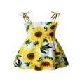 thumbnail image 1 of CHUANK Robe d'Été à Bretelles à Fleurs pour Tout-Petits, Enfants, Bébés Filles, 1 of 5