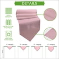 thumbnail image 5 of Pink Table Runner Linen Burlap Table Runner 108 Inches Long Modern Solid Textured Farmhouse Dresser Scarves for Kitchen Island Coffee Dining Room Party Wedding Banquet Holiday Decoration 13"x108", 5 of 8