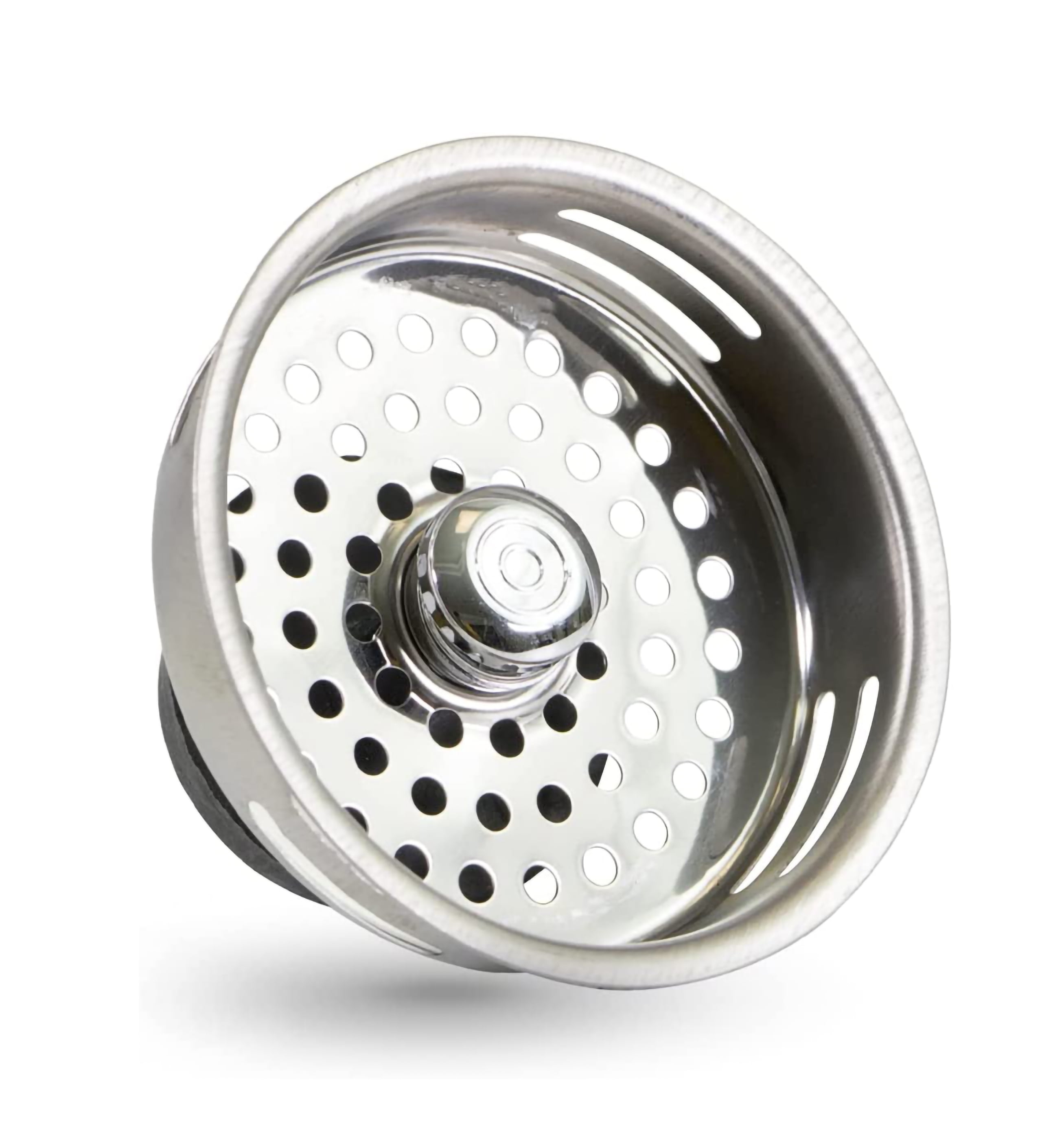 Mainstays Stainless Steel Deluxe Kitchen Sink Strainer Silver for 3.5" Drains