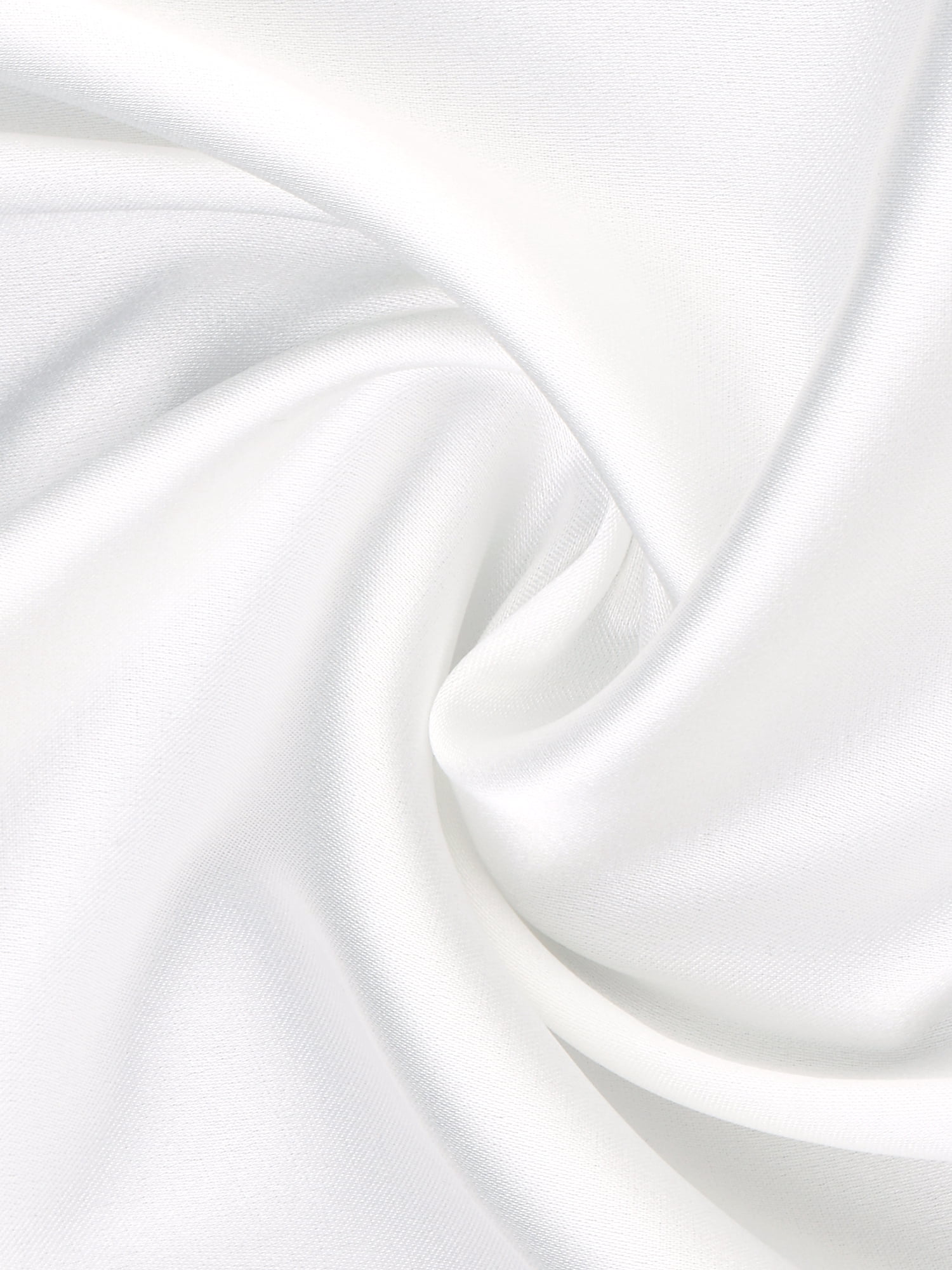 DARING DIVA Women's Satin Silky 3/4 Sleeves Tie Waist Loungewear Robes L White