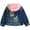 Pink, variant on 2-11Y Little&Big Girls Sequin Denim Jacket Children Embroidery Jean Outerwear,Butterfly,9-10Years