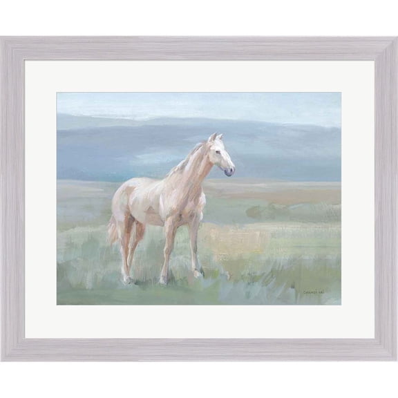 Great Art Now Mountain Mare Landscape by Danhui Nai, Framed Wall Art, 27.5W x 22.5H