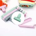 thumbnail image 3 of 12 Pcs Food Bag Clips, Plastic Food Storage Clips, Durable Chip Bag Clips, Sealing Bag Clips, for Food and Snack Bag, 3 Specifications (Pink, Gray, Green), 3 of 5