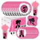 thumbnail image 3 of Cajas de dulces de princesa negra y rosa para Barbies, recuerdos de fiesta de cumpleaños, platos, tazas, mantel, adorno para pastel, decoración para fiesta de Baby Shower para niños, 3 of 4