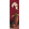 thumbnail image 2 of Unknown 7x14 Gold Ornate Wood Framed with Double Matting Museum Art Print Titled - Orchid Panel, 2 of 4