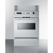 24 Wide Gas Wall Oven, stainless steel
