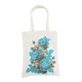thumbnail image 2 of Apmemiss Cross Stitch Shopping Bag diamond Embroidered Canvas Handbag, 2 of 2