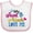 White and Pink, variant on Inktastic My Aunt and Uncle Love Me with Hearts Boys or Girls Baby Bib