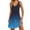 Blue, variant on V-Neck Ombre Pocket Dress for Women Sleeveless Gradient Color Loose Fit Mini Dress 2026 Trendy Fashion Wear for Outing and Daily Life