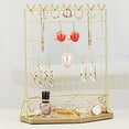 thumbnail image 3 of Jewelry Organizer Women Girls with Tray Watch Storage Hanging Storage for Ears Watch Tabletop Decoration, 3 of 8