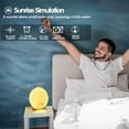 thumbnail image 3 of Reloj despertador Sunrise Taofwater con luz de despertador con máquina de sonido, 3 of 8