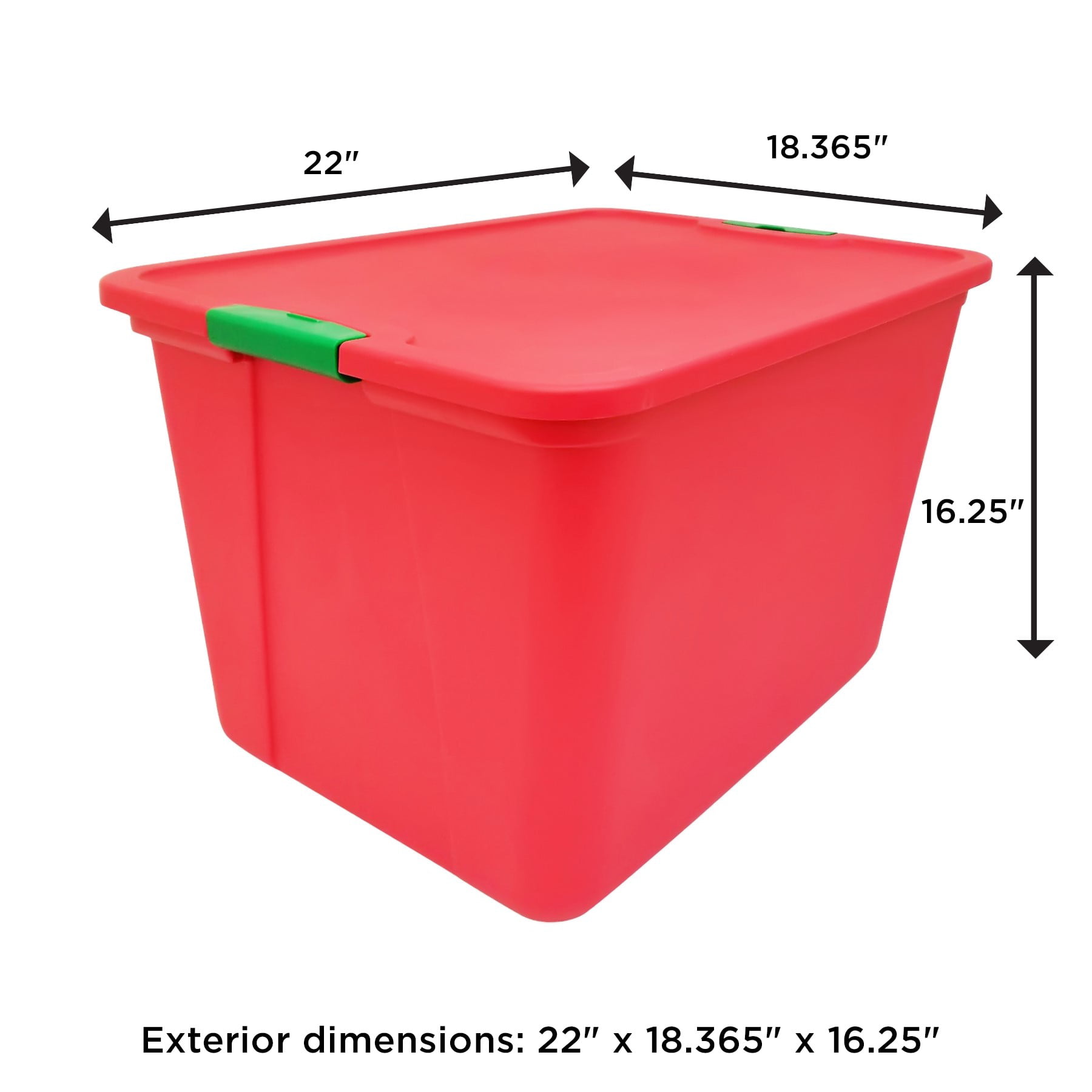 20 Gallon / 320 Cup Red Round Ingredient Storage Bin with Lid